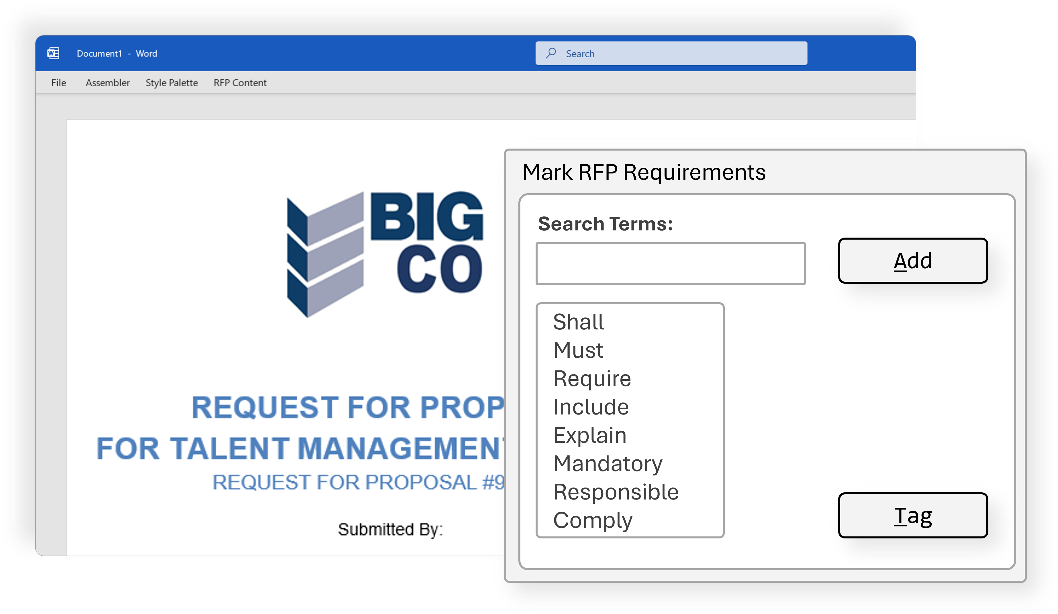 Capture RFP Requirements