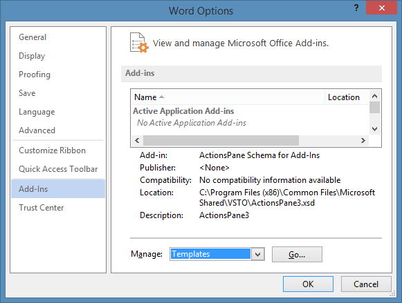 View and manage Microsoft Office Add-ins